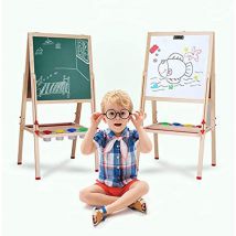 Tableau de peinture pour enfants - tableau de luxe - tableau d'écriture avec accessoires, tableau pour enfants avec craie et aimant