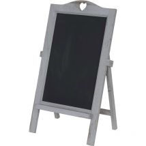 Mendler - Panneau publicitaire HWC-E51, 66x39x33cm - gris shabby