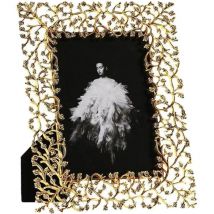 Tableau doré, tableau de mariage orné pour chambre, salon, bureau, 7 pouces