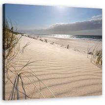 Tableau, Dunes sur la plage Zen - 30x30