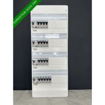 Tableau électrique 4 rangée assemblé par Elec discount avec composant Legrand 2ID632ID40