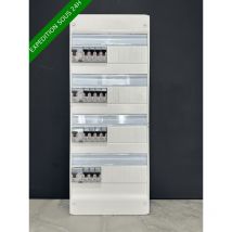 Tableau électrique 4 rangée assemblé par Elec discount avec composant Legrand 4ID40