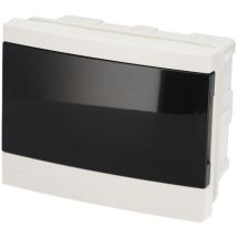 Tableau Électrique Encastré 6 Modules (1x6) Blanc Porte Fumée Edo777839 Edo Technic