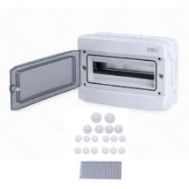 Ame Distribution - Tableau électrique étanche 18 modules IP65 + borniers de terre / Neutre et 18 entrées câble