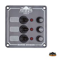 Tableau electrique trem - 3 interrupteurs