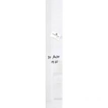 Tableau en verre magnétique Artverum super blanc (l x h) 12 cm x 78 cm GL101 - Sigel