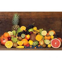 Hxadeco - Tableau fruits exotiques pour cuisine , 80x50cm 53x1000