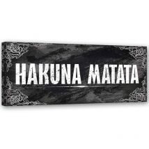 Peinture sur toile, Hakuna Matata Le Roi Lion - 120x40