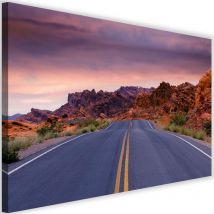 Image sur toile, Route dans les Terres Désolées - 90x60