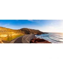 Hxadeco - Tableau Lanzarote, Lago verde - 80x30cm - made in France