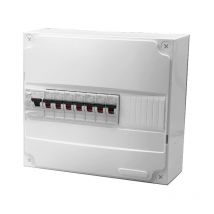AEG - Tableau électrique pré équipé saillie 1 rangée à vis abb