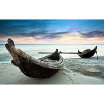 Tableau les bateaux , 80x50cm
