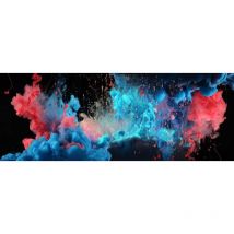 Tableau Matière bleue - 80x30cm - made in France