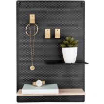 Tableau mémo Perky Mesh Present Time Noir