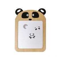 Tableau mémo Panda et Ours en bois - Panda - SILUMEN