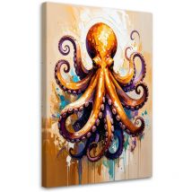Modernes Wandbild Für Die Küche Bar Oder Das Restaurant Oktopus 70x100 Cm