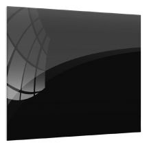 Tableau Noir en Verre 50x50cm, Tableau Magnétique sans Cadre, Verre Trempé