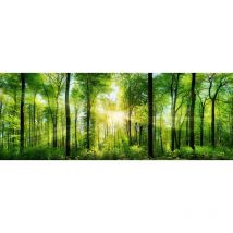 Tableau payasage a l orée du bois, 80x30cm