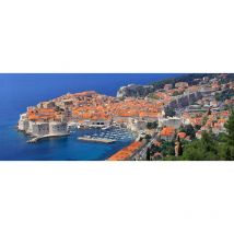 Hxadeco - Tableau paysage panorama dubrovnick croatie - 80x30 cm