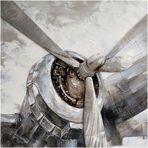 Gemälde Luftschraube Kuatéh 100 x 100 cm Ölgemälde