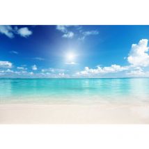 Tableau photo lagon et plage de reve, 80x50cm