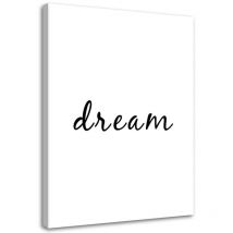 Image, typographie Rêve - 40x60