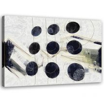Tableau, Sphères 3D abstraites - 60x40