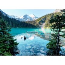 Ceanothe - Tableau sur toile Lac Turquoise 65x97 cm - Impression sur Toile Murale Décorative - Image imprimée en hd sur Toile - Toile sur Châssis en