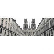 Ceanothe - Tableau sur toile rue Jeanne d'Arc Orléans 30x97 cm - Impression sur Toile Murale Décorative - Image imprimée en hd sur Toile - Toile sur