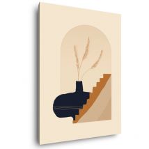 Ceanothe - Tableau sur toile vase 30x45 cm - Impression sur Toile Murale Décorative - Image imprimée en hd sur Toile - Toile sur Châssis en Bois fsc