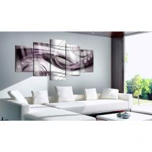 Décoshop26 - Tableau sur verre acrylique - Lueur violette [Verre] 200x100 cm TVA110045