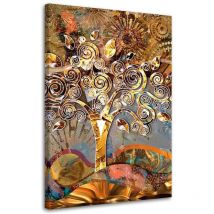 Image sur toile, Arbre d'Amour - Reproduction g. Klimt - 40x60
