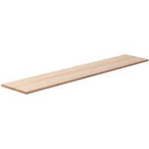 Tablero Bristol De Madera Para Estante Crudo 20 X 80 1.8 Cm