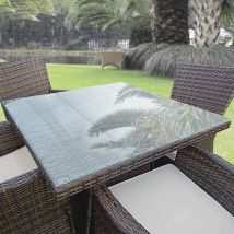 Tablero de vidrio Glasgow para Mesa de centro 70 x 70 cm - Vidrio Templado [neu.haus]