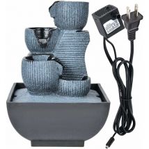 Rose - Tabletop fountain, unique shape tabletop fountain with led light
