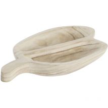 Tablett de Snacks de der Marke, Farbe braun, de Variable Materialien (38 x 21 x 5 Zentimeter). - Dkd Home Decor