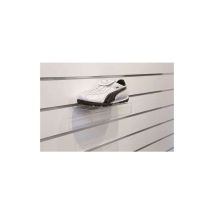 Tablette Chaussure Rectangle Avec Porte Étiquette - Profondeur : 100 Mm - Largeur : 250 Mm - Hauteur : 25 Mm - Décor : Transparent - Matériau : 