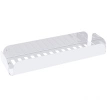 Lineabeta - Tablette de douche L.30 H.4 cm Acier mat fil blanc