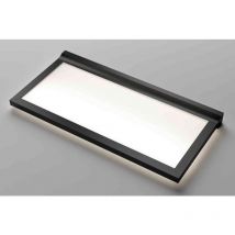 Tablette lumineuse led extraplate 220v - Décor : Aluminium - Longueur : 450 mm - Puissance : 6 w L&s