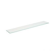Tablette murale verre clair 60x12cm