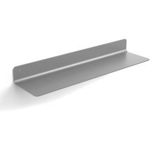 Lineabeta - Tablette Saeta en aluminium gris mat L.45,4 cm