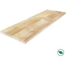 Tablette sapin massif lamellé collé abouté 2000 x 600 x 18 mm - pefc 70%