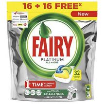 Tablettes pour lave-vaisselle Fairy All in 1 Platinum Fresco (24 pièces)