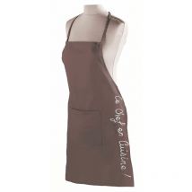 Tablier de cuisine avec poche Cuistot taupe