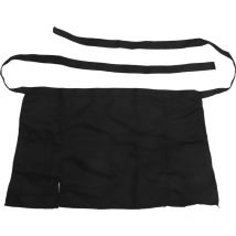 Tablier court Tablier de cuisine taille courte Bavoir taille mi-haute Costume de femme de chambre avec poche Cadeaux de fête de cuisine pour femmes