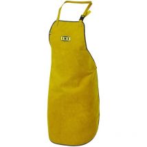 Tablier cuir Daim souple 60 x 90 cm Fixation par boucles et cordons à lacer tout cuir INE