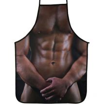 Tablier De Barbecue,Sexy Tablier de Cuisine Homme Musclé Cadeau pour, Tablier de cuisine amusant et sexy pour homme, idéal pour la patisserie, la