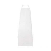Tablier de cuisine blanc avec bavette Giblor's art. 11P08H83B