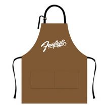 Tablier de cuisine en cuir, tablier de cuisine domestique, tablier imperméable, tablier résistant à l'huile (marron fantastique)
