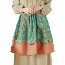 Tablier de Cuisine pour Femmes avec Poches Coton Tablier Japonais Tablier Personnalisé Vintage pour Cuisine Familial Restaurant Barbecue Jardin